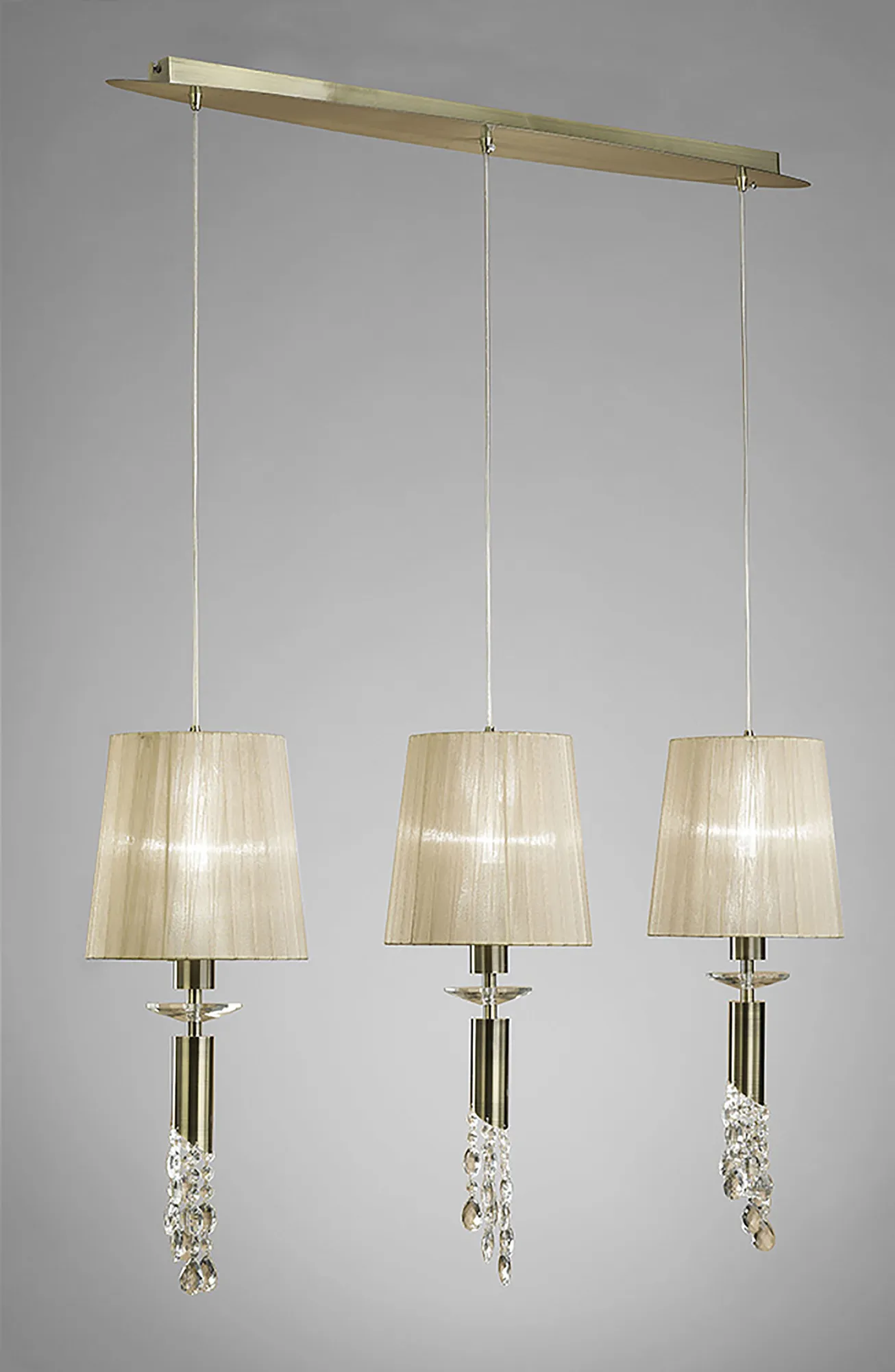 Tiffany Antique Brass-Soft Bronze Crystal Ceiling Lights Mantra Linear Crystal Fittings Tiffany Antique Brass-Soft Bronze Crystal Ceiling Lights Mantra Linear Crystal Fittings